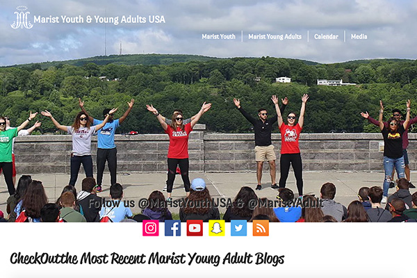 Marist Youth & Young Adult Homepage preview